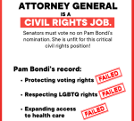 Leadership Conference graphic opposing Bondi